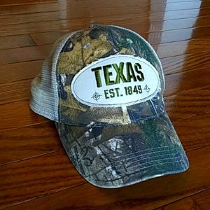 Realtree Camo TEXAS EST. 1845 ball cap